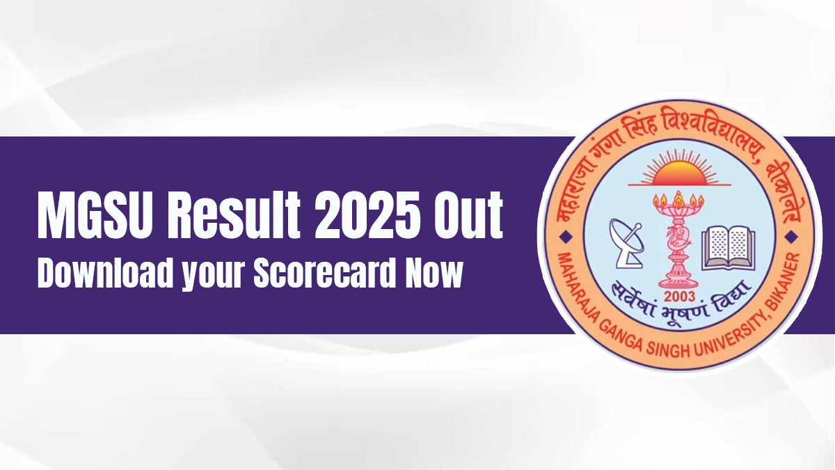 MGSU Result 2025 out Download your scorecard Now.webp